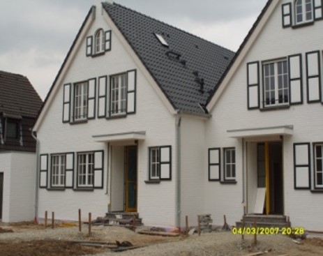 Neubau eines Doppelhauses in Düsseldorf